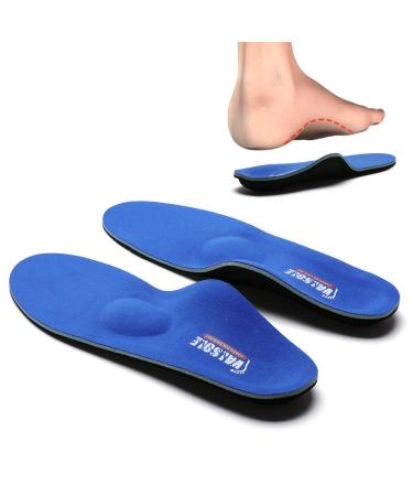 Valsole orthopedic insoles for women and men's high footrest soft functional shoe inserts insert for flat feet plantar fasciitis foot pain 40-41 EU 26cm V107B