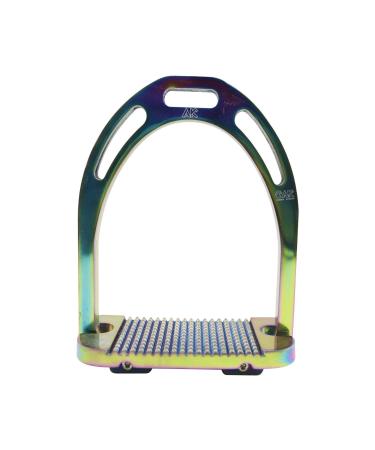 AK Aluminum Stirrups with Coated Colors (4.75 INCHES Multi-Color) 4.75 INCHES multi