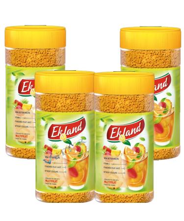 Ekoland Raspberry Multivitamin Lemon & Forest Fruit Flavoured Granulated Tea Drink 350g (4 Multivitamin) Multivitamin 4