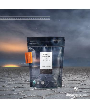 Organic Royal Black Quinoa - 12 oz, Gluten-Free, Vegan, Complete Plant Protein | Black Mountain Premium Superfoods - Buy Online on SooperMarket.com