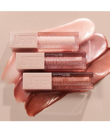 Maybelline New York Lifter Gloss No. 006 Reef - Hydrating Lip Gloss with Hyaluronic Acid for Full Lips | 5.4 ml - Buy Online on SooperMarket.com