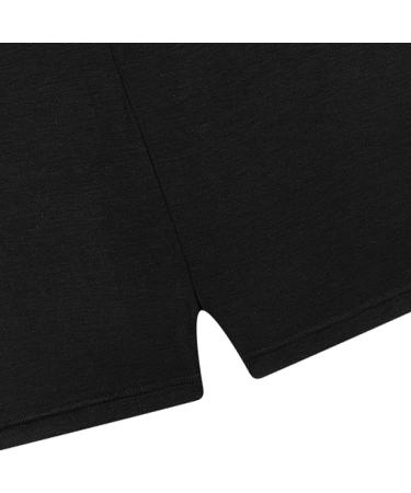 Maternity Modal Leggings Shorts | High Elasticity Adjustable Waist | Pregnancy Lounge & Yoga Shorts (Black) - Size L - Buy Online on SooperMarket.com
