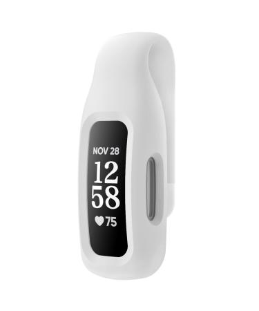 EEweca Clip Case Accessory for Fitbit Inspire 3/Inspire 2, White (not for Inspire, Inspire hr, ace 2)