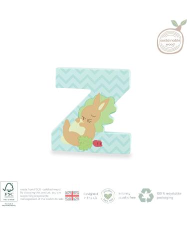 Peter Rabbit Wooden Letter Z by Orange Tree Toys - Personalized Alphabet Animal for Baby Nursery Decor - Buy Online on SooperMarket.com