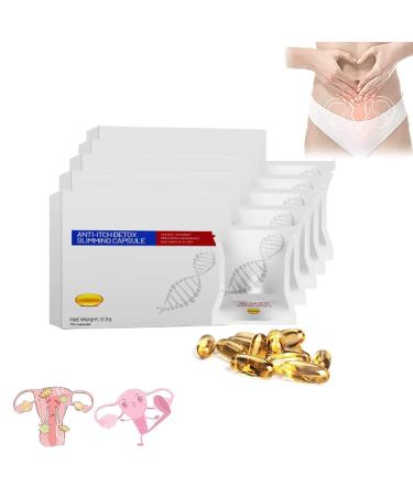LONGLUAN Soothe&Slim Anti-Itch Detox Slimming Capsule Anniecare Instant Anti-Itch Detox Slimming Product Soothe and Slim Anti Itch Detox Slimming Capsule (5 Box/ 50 pcs)