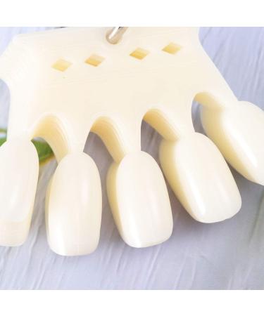 Mikinona 1 Set Demonstration Color Board Nail Art Tool Color Model Nail Color Display Tips Nail Polish Color Display Ring Nail Polish Rack Nail Color Display Sticks Manicure Tools Size 1 As Shown - Buy Online on SooperMarket.com