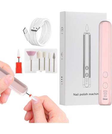 Evember Electric Filer for Nail Electric Nail File Set | Compact Portable Design Electric Filer Hand Foot Care Tool for Nail Grind Sakura Pink English Version  - Buy Online on SooperMarket.com