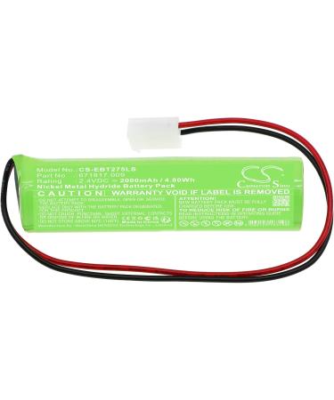 2.4V High-Performance Replacement Battery for ELUBAT D-SC1800BTx2-MOLEX/5239 | KRMT 23/43 | Swiss 275 602 | 2000mAh - Buy Online on SooperMarket.com