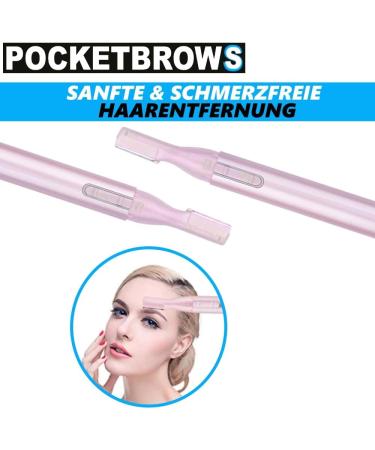 POCKETBROWS Electric Eyebrow Trimmer & Razor - Ultimate Precision Hair Removal - Buy Online on SooperMarket.com