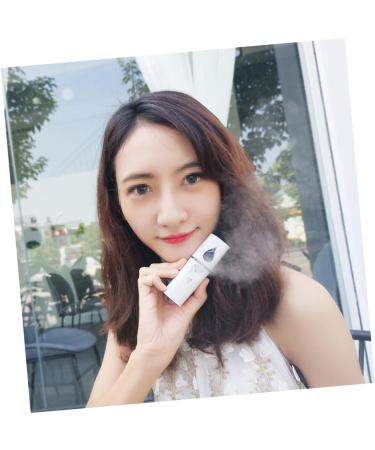 Baluue Face Sprayer Facial Spa Steamer Mini Humidifier Makeup Brishes Facial Spray Mist Face Steamer White - Buy Online on SooperMarket.com
