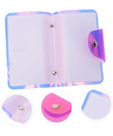 Mikinona Nail Art Card Holder Stamp Template Holder Stamping Plates Storage Bag Nail Art Plates Organizer Nail Art Stamp Rectangular Nail Shell Nail Image Plate Bag Nail Art Pouch As 19x14.5cm Pink - Buy Online on SooperMarket.com