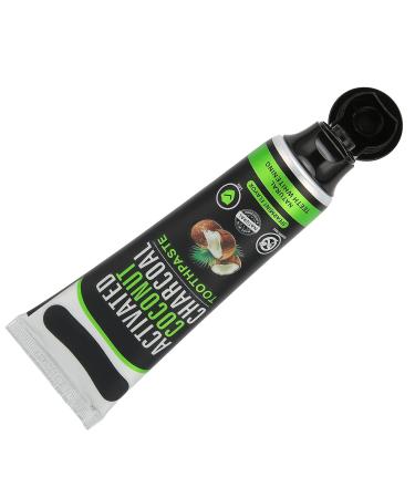 100% Natural Whitening Toothpaste - Coconut Oil & Activated Charcoal for Stain Removal & Mint Freshness | International Shipping Available - Buy Online on SooperMarket.com