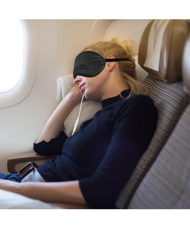 Silk Heated Eye Mask - USB Steam Warm Compress for Dry Eyes | Adjustable Temp Sleep Mask for Puffy Eyes | Relieves Chalazion, Blepharitis, Stye | 2 Pieces (Black/Grey) - Buy Online on SooperMarket.com
