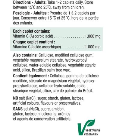 Jamieson Vitamin C 1 000 mg 100 Count (Pack of 1) - Buy Online on SooperMarket.com