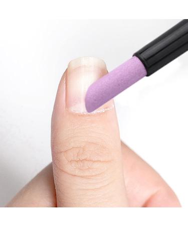 Dawafit 3X Black Quartz Scrubs Stone Cuticle Stick Pen Cuticle Nail Art Spoon Cut Nail Manicure Care - Buy Online on SooperMarket.com