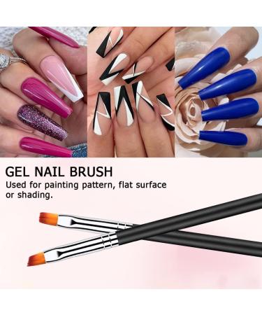 Lofuanna Nail Art Brush Set - 6pcs Double Ended Fine Liner & Dotting Pen Painting Tools for Salon & DIY Manicures - Buy Online on SooperMarket.com