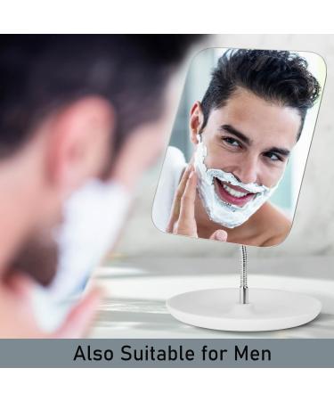 LFOYOU Table Vanity Mirror - White | Stand Included - Buy Online on SooperMarket.com