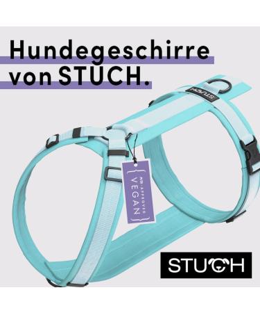 Stuch Dog Harness - Adjustable Padded Nylon for All Sizes | Turquoise | Size L - Buy Online on SooperMarket.com