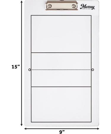 Murray Sporting Goods Volleyball Coaches Clipboard - Double-Sided Dry Erase | Shop Now - Buy Online on SooperMarket.com