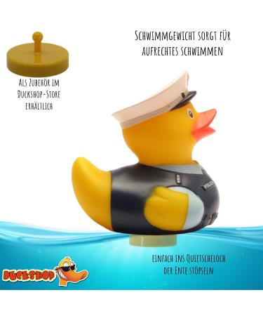 Buy Police Rubber Duck | Squeaking Bath Toy for Kids | Duckshop International Shipping - Buy Online on SooperMarket.com