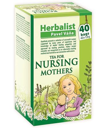 Herbal Tea for Breastfeeding Nursing Mothers stimulating Mother's Milk 40 x 1.6g Tea Bags (1)