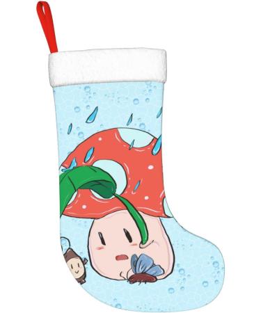 YYHHAOFA Sunflower Seeds and Mushroom Prints Christmas Decorative Stockings : Soft Light and Tactile Suitable for Christmas Halloween - Buy Online on SooperMarket.com