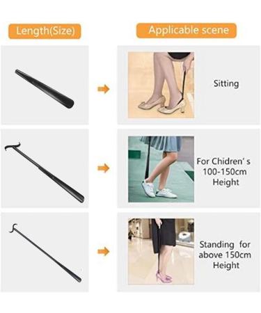 36-Inch Long Dressing Aid & Shoe Spoon - Portable Sock Helper for All Foot Sizes | Easy Shoe Accessory - Buy Online on SooperMarket.com