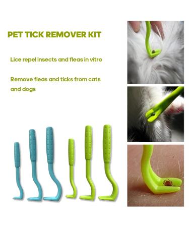 Pack of 12 Tick Hooks & Remover for Kids & Pets | Easy Safe Tick Lever for All Sizes - Buy Online on SooperMarket.com