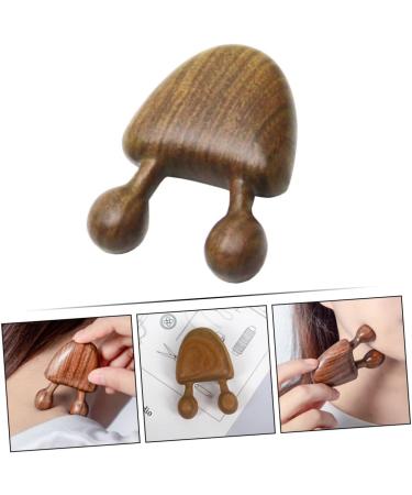 Anneome 1pc Massage Comb Muscle Roller Massager Small Massager Wooden Body Acupoint Massager Acupressure Roller Massager Wooden Acupoint Massager Green Sandalwood Whole Body Pendant - Buy Online on SooperMarket.com