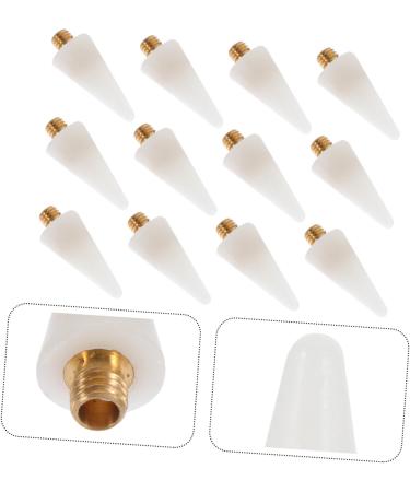 DOITOOL 12pcs Point Drilling Pen Wax Head Wax Replacement Tips Rhinestone Kit for Teeth Jewlery Wax Picker Small Mirrors for Crafts Transparent Glasses Case Jewelry White Nail Dot Pen - Buy Online on SooperMarket.com