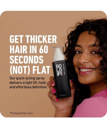 Boldify Thickening Spray + Hair Fiber (Dark Brown) + Shampoo Thicken Up Bundle: Volume Root Lift Texture for Thinning Hair - Buy Online on SooperMarket.com