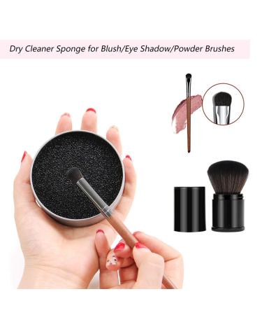 Hongecb Professional Make-Up Brush Cleaner - Quick Color Change Sponge Tool Set (3PCs) for Easy Dry Cleaning - Compact Storage Can Included - Buy Online on SooperMarket.com