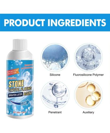Stone Stain Remover Cleaner Kitchen Marble Oil Stain Cleaner Marble Stain Remover Marble Nano Crystal-Plating Agent Marble Water Stain Remover For Marble Quartz Tile Granite (1PCS) - Buy Online on SooperMarket.com
