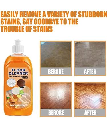 HOPASRISEE Multi-purpose Floor Cleaner Powerful Decontamination Floor Cleaner Hardwood Floor Cleaner Orange Multi Purpose Floor Cleaner for Wood Tile Floors Bathroom Kitchen Floor (2pcs) - Buy Online on SooperMarket.com