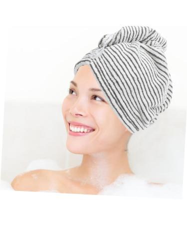 Warmhm Coral Fleece Shower Cap Reusable Shower Caps for Women Hair Drying Towel Washing Headwear Head Bath Cap Shower Cap Large Dry Hair Turban Cap Hair Towel Absorb Water Miss - Buy Online on SooperMarket.com