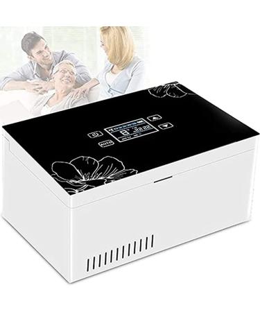 Insulin Cool Box Medicine Cooler Reefer Container Car Drug Storage Box Medication Fridge Touch Screen Display High Capacity Travel Box Thermostat 3batteries