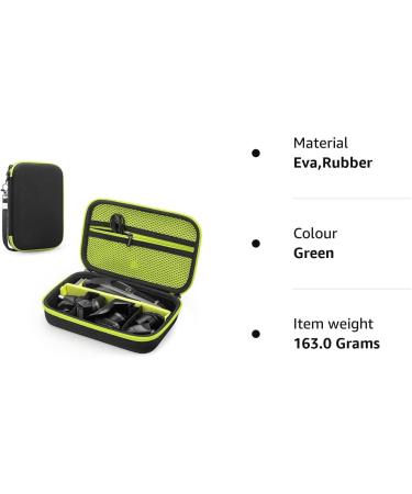 Yinke Case for Braun Series 3/5/7 All in one Trimmer MGK3335 MGK3221 MGK3245 BT3221 BT5260 BT3240 BT5265 BT7240 Beard Trimmer and Hair Clipper Travel Hard Case Carrying Protective Storage Bag (Green) - Buy Online on SooperMarket.com