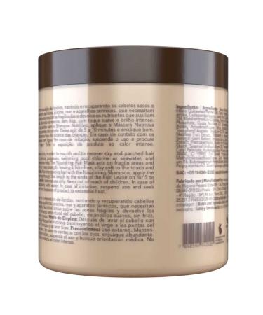 Rich e Cacau Power Nutri Hair Mask | Nourishing Coconut Oil Treatment | 500g - International Shipping Available - Buy Online on SooperMarket.com