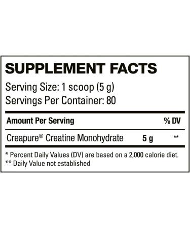HD MUSCLE CreaHD Creapure | 100% Vegan Pure German Creatine Monohydrate Powder | Increased Energy Recovery Muscle Growth & Performance | 80 Servings 400g (Unflavoured) - Buy Online on SooperMarket.com