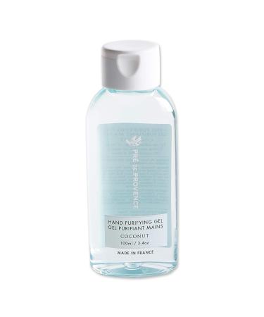 Pre de Provence Advanced Alcohol Based Hand Sanitizer Gel Moisturizes & Softens Hands 3.4 Fluid Ounces Coconut