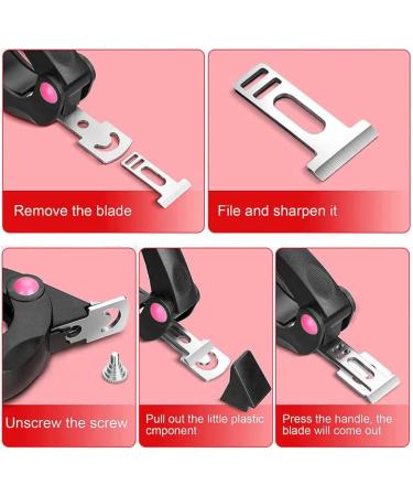 Acrylic Nail Clipper U Shaped Nail Edge Trimmers False Nail Tip Scissors Black - Buy Online on SooperMarket.com