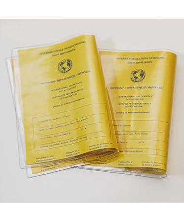 VOCIBO 2-Pack Vaccination ID Protective Cover | Waterproof Vaccine Card Holder for Adult Pass | Fits 93x130mm Vaccination Pass - Buy Online on SooperMarket.com