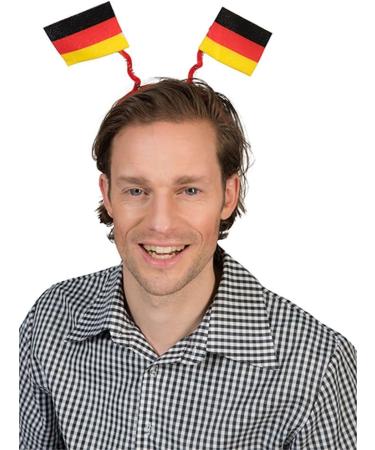 Germany Fan Football Headband with Flags & Make-up Pencil | Women's EM World Cup Gear - Buy Online on SooperMarket.com