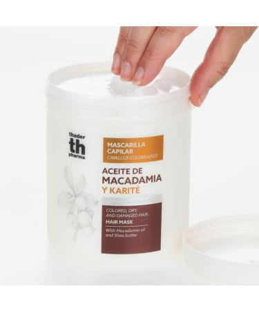 Thader Th Pharma Macadamia & Shea Butter Hair Mask 700ml - Nourishing & Hydrating | International Shipping Available - Buy Online on SooperMarket.com
