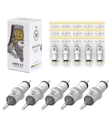 Hawink Tattoo Cartridge Needles #12 Standard 7 Round Shader M-Taper 50PCS with Membrane Professional Disposable EN05S-50-1207RS
