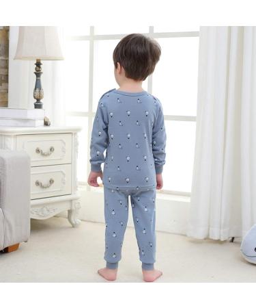 YANWANG 100% Cotton Baby Pajamas Set | Long Sleeve Sleepwear | 3-4 Years | Pattern 7 | High Belly - Buy Online on SooperMarket.com