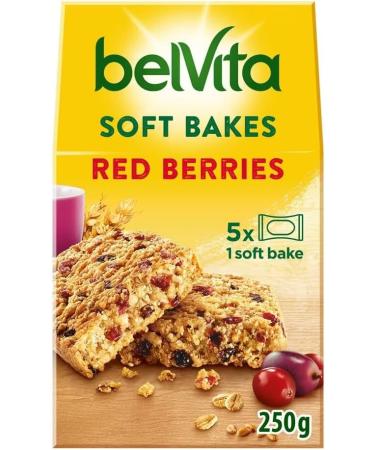 Breakfast Biscuits Bundle With BelVita Breakfast Soft Bakes Red Berries 5 Bars 250g and Breakfast Soft Bakes Blueberry 5 Bars 250g (2 Pack) - Buy Online on SooperMarket.com