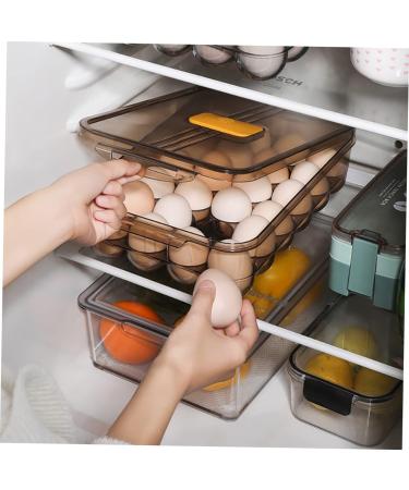 Healeved Box Egg Carton Refrigerator Eggs Fridge Egg Dispenser Fridge Egg Holder Egg Holders re-usable - Buy Online on SooperMarket.com