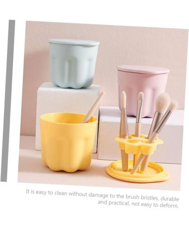Mikinona 2 Sets Pp Washing Bowl Beauty Brush Scrubber Bowl Cleaning Bowl Cosmetic Brush Cleaning Mat Makeup Brush Makeup Tool Cleaner Silica Gel Cleaning Supplies Portable 8.5x8CM As Shown - Buy Online on SooperMarket.com