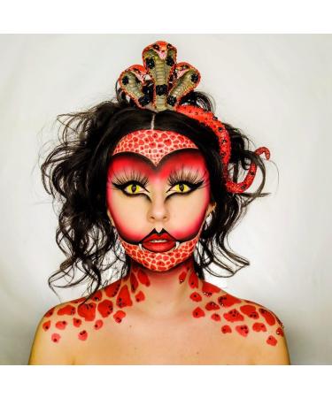 SK INFINITY Classic Red Face and Body Paint 18ml - Professional Water Based Makeup for Adults and Kids - Buy Online on SooperMarket.com